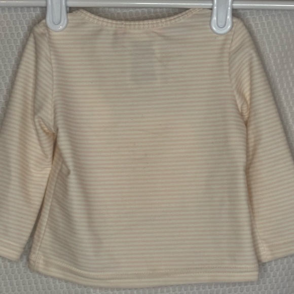 Kate Mack Swan Swimsuit Rashguard Shirt Pink Stripes Glitter 3-6 Months - Picture 4 of 7